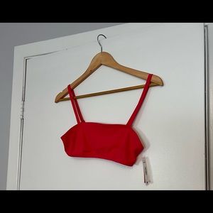NWT - Joe Fresh Hot pink bikini top (Never worn)